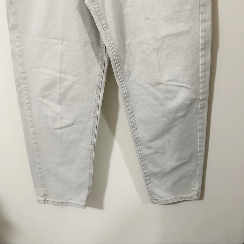 LL Bean Mens Light Tan Color Denim Jeans Size 34 32
